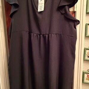 Elegant Black Midi Dress